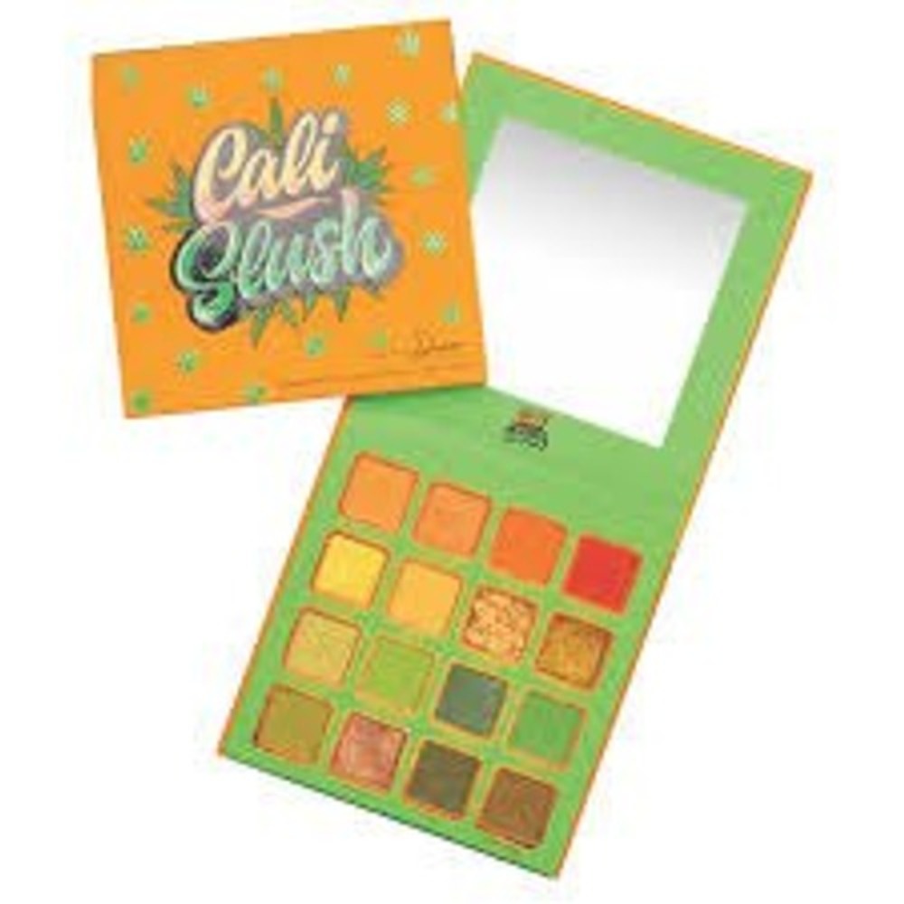 Kara Beauty Cali Slush Shadow Palette 16 Color Eyeshadow Orange Green Yellow